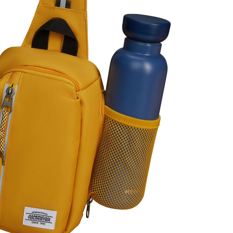 American Tourister BrightUp Sling Bag in the color Yellow. image number 6
